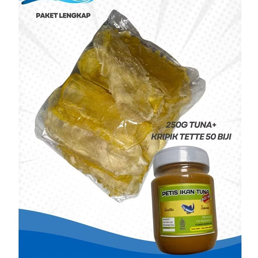 

Sakera PAKET HEMAT 250G TUNA+KERIPIK TETTE 50 BIJI
