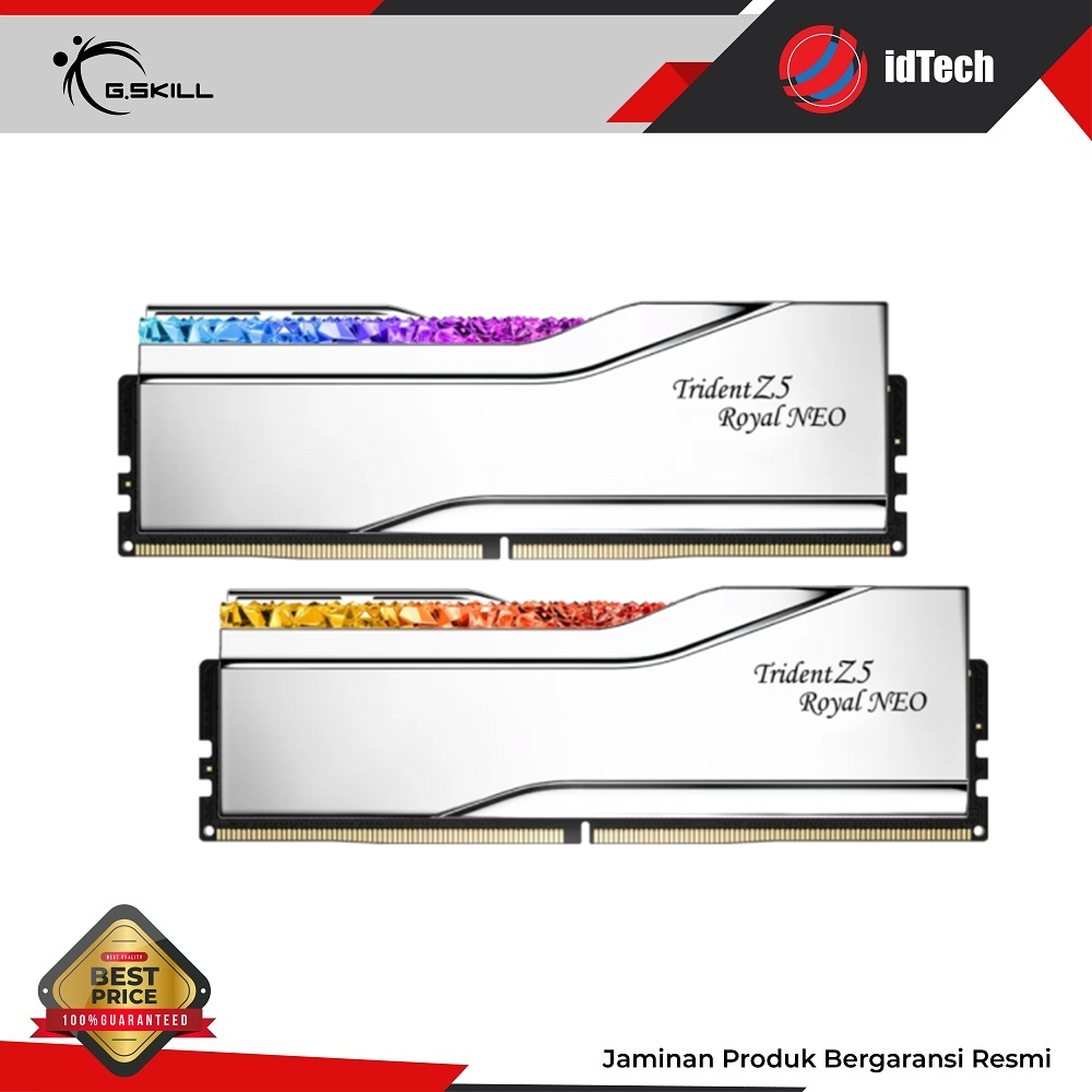 G.Skill Trident Z5 Royal Neo DDR5 6000 MHz CL30 64GB (2x32GB) F5-6000J3036G32GX2-TR5NS