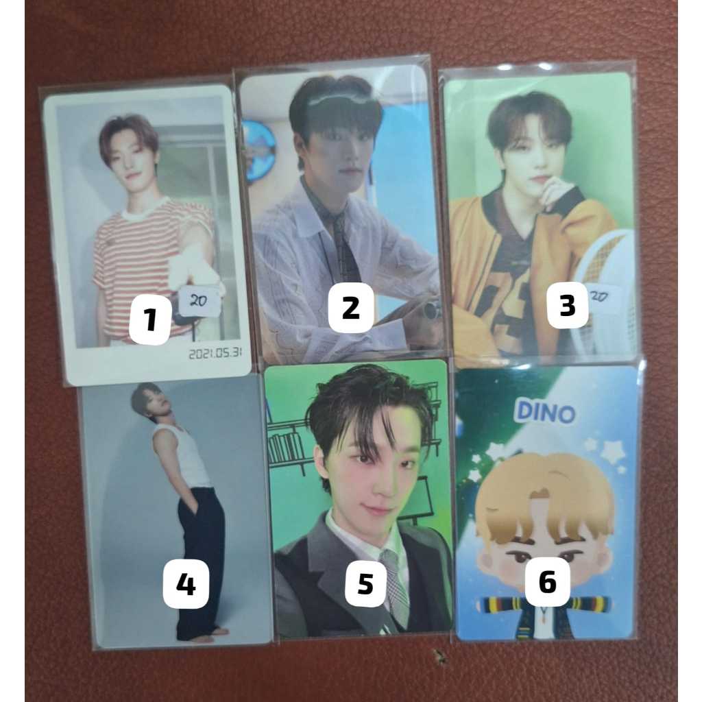 [READYSTOCK] PHOTOCARD SEVENTEEN , DINO CARATLAND 2025, DINO HERE DINO PUZZLE, DINO HENGGARAE