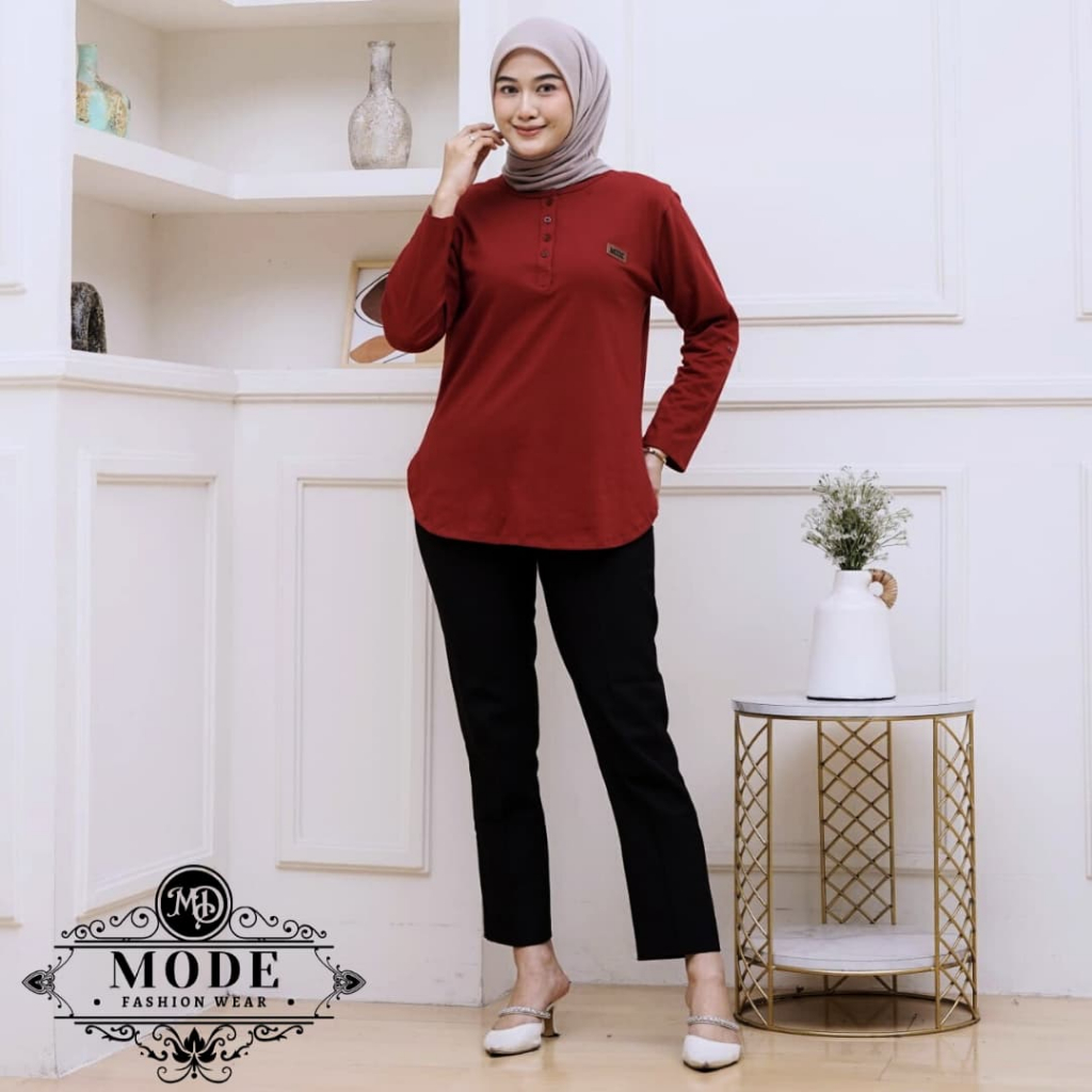 KAOS WANITA LENGAN PANJANG KAOS CEWEK KANCING DEPAN POLOS LENGAN PANJANG KAOS OLAHRAGA