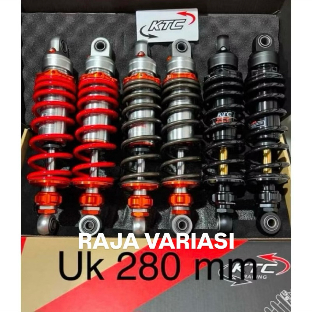 Shock ktc racing non tabung RAZOR PROklik rebound  fungsi 100%motor: rx king 320mm fizr -tiger 320mm