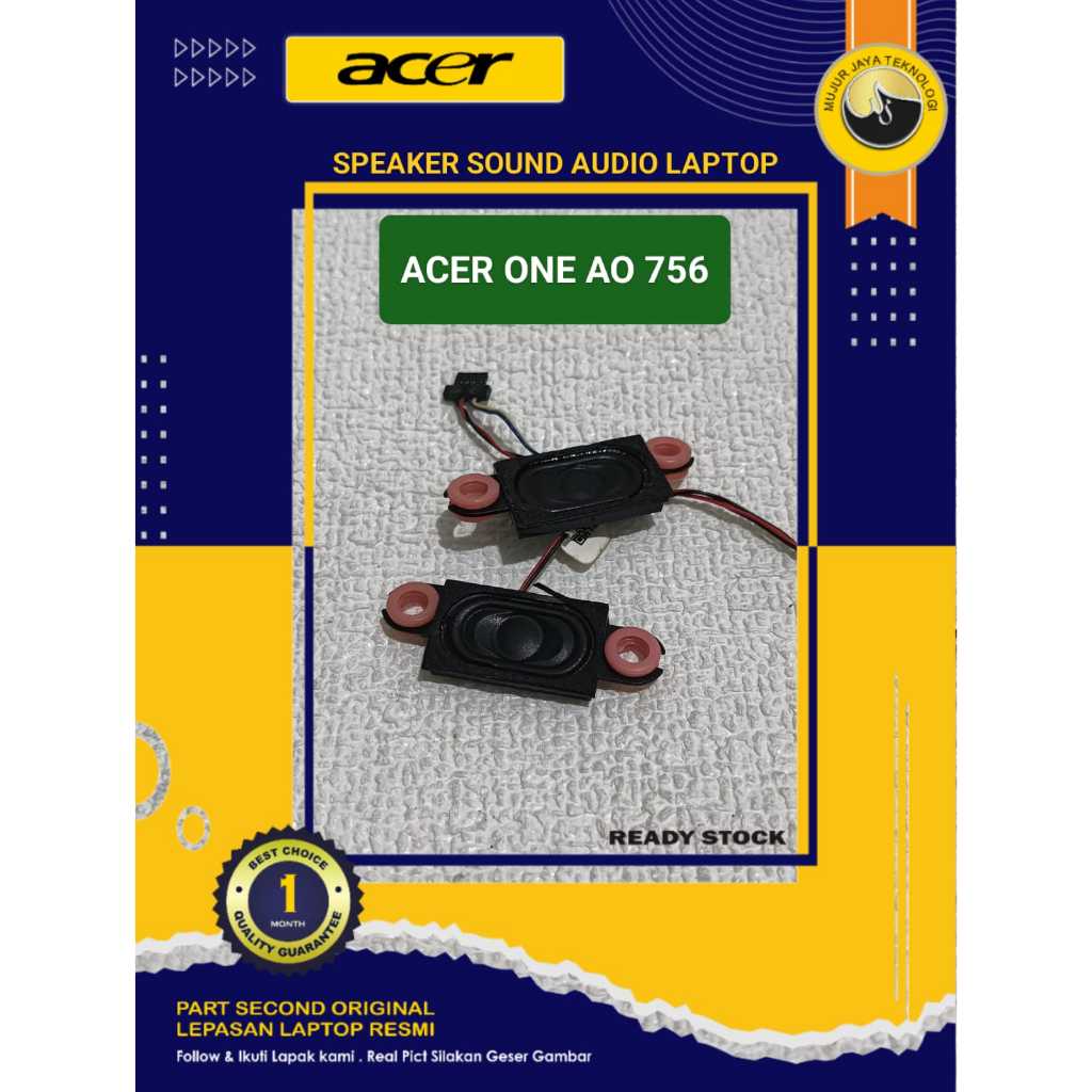 Speaker Sound Audio Laptop Acer Aspire One 756 AO756 V5-131 V5-171 V5 131 171 Original Second Tested