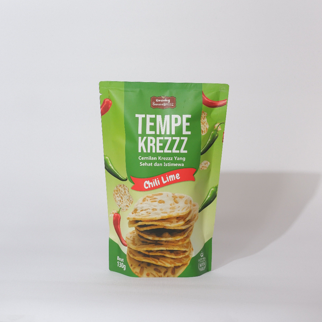 

Tempe Krezzz Chili Lime I Keripik Tempe Gurih-Pedas