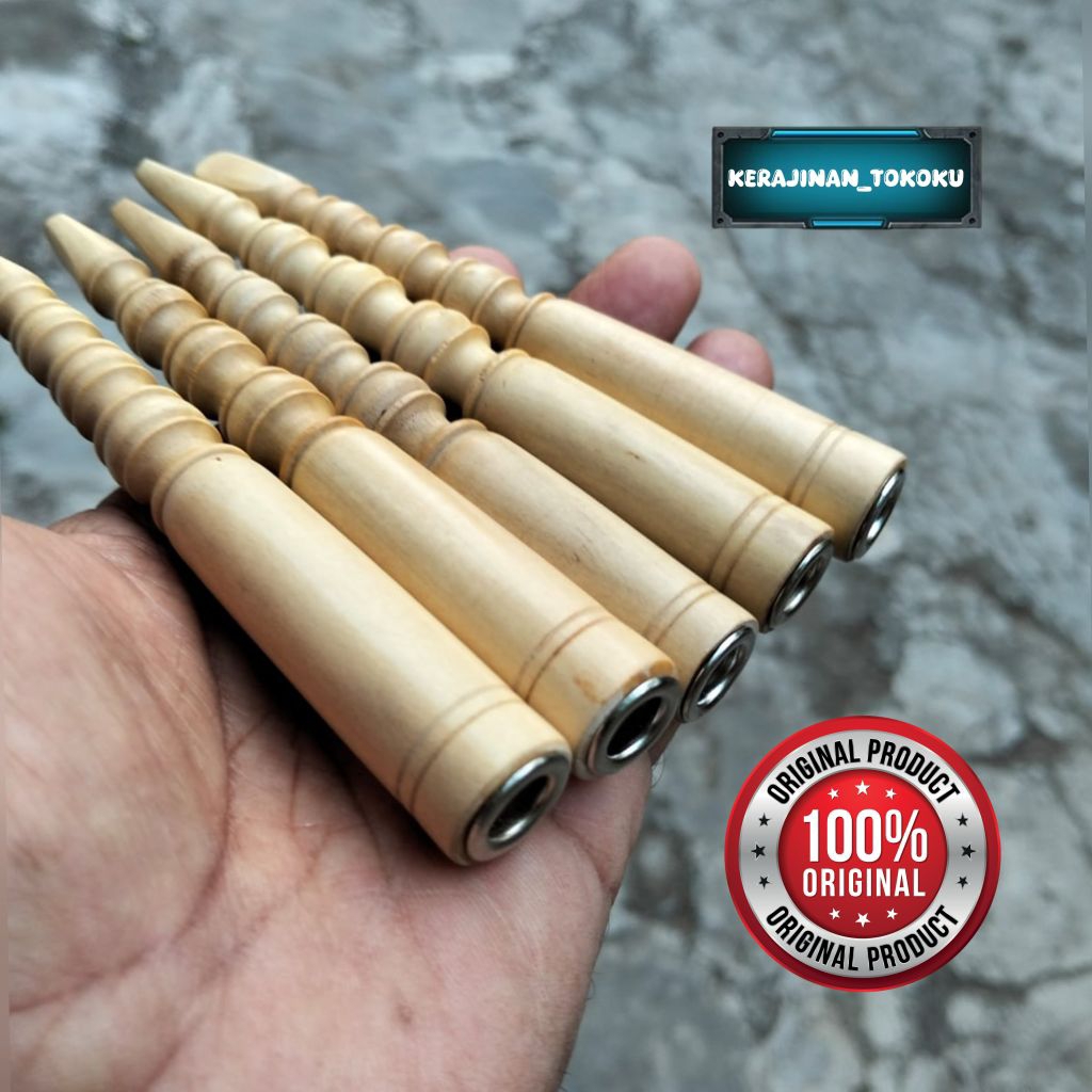 Pipa once kayu kopi asli bentuk profil