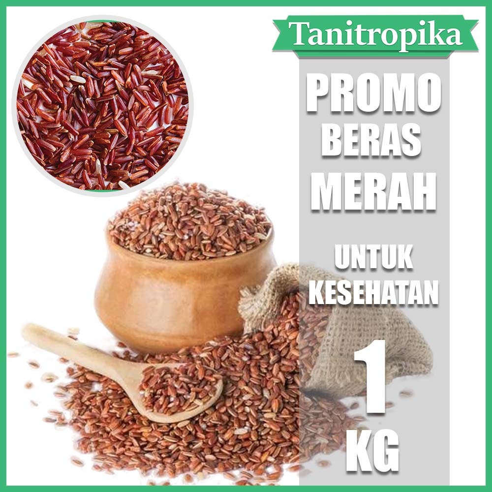 

Beras Merah ORGANIK untuk kesehatan 1 kg bersih tani tropika