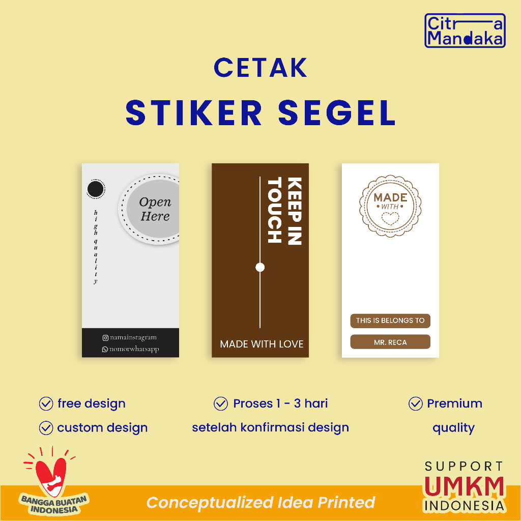 

Cetak Stiker Segel Box Packaging Hampers Custom | Label Box Packaging | Kemasan Hampers | Sticker Label Makanan | Sticker Kemasan