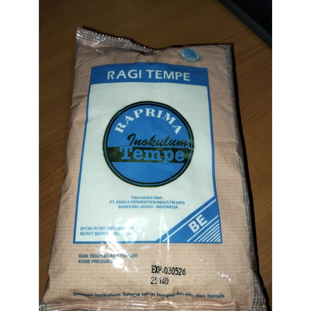 

RAGI TEMPE RAPRIMA REPACK 50 GR. SELALU BARU