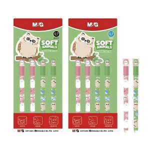 

TBMO M&G ERASABLE GEL PEN 0.4/0.5/0.7 BLACK SOFT ANIMAL