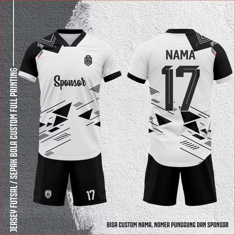 JERSEY FUTSAL CUSTOM FREE NAMA DAN NO PUNGGUNG