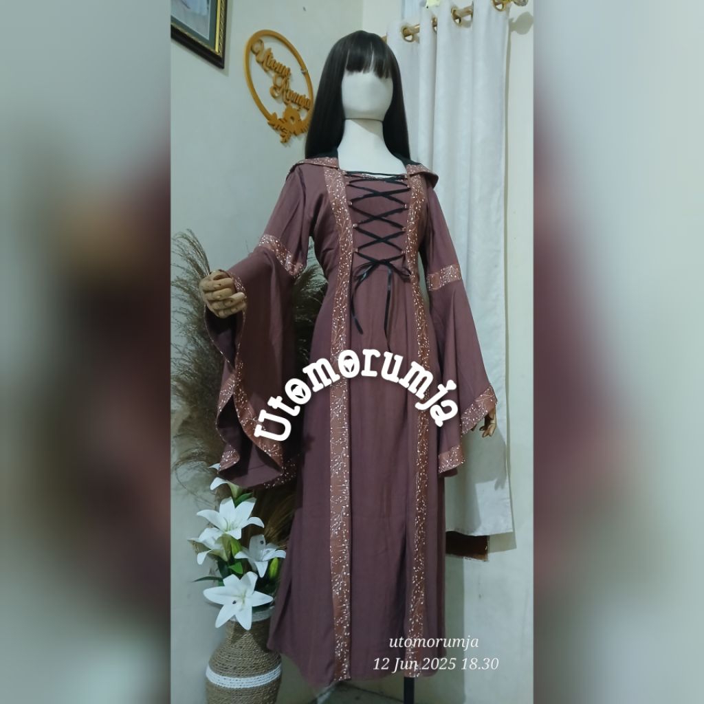 utomorumja kostum cosplay dress fitry medieval