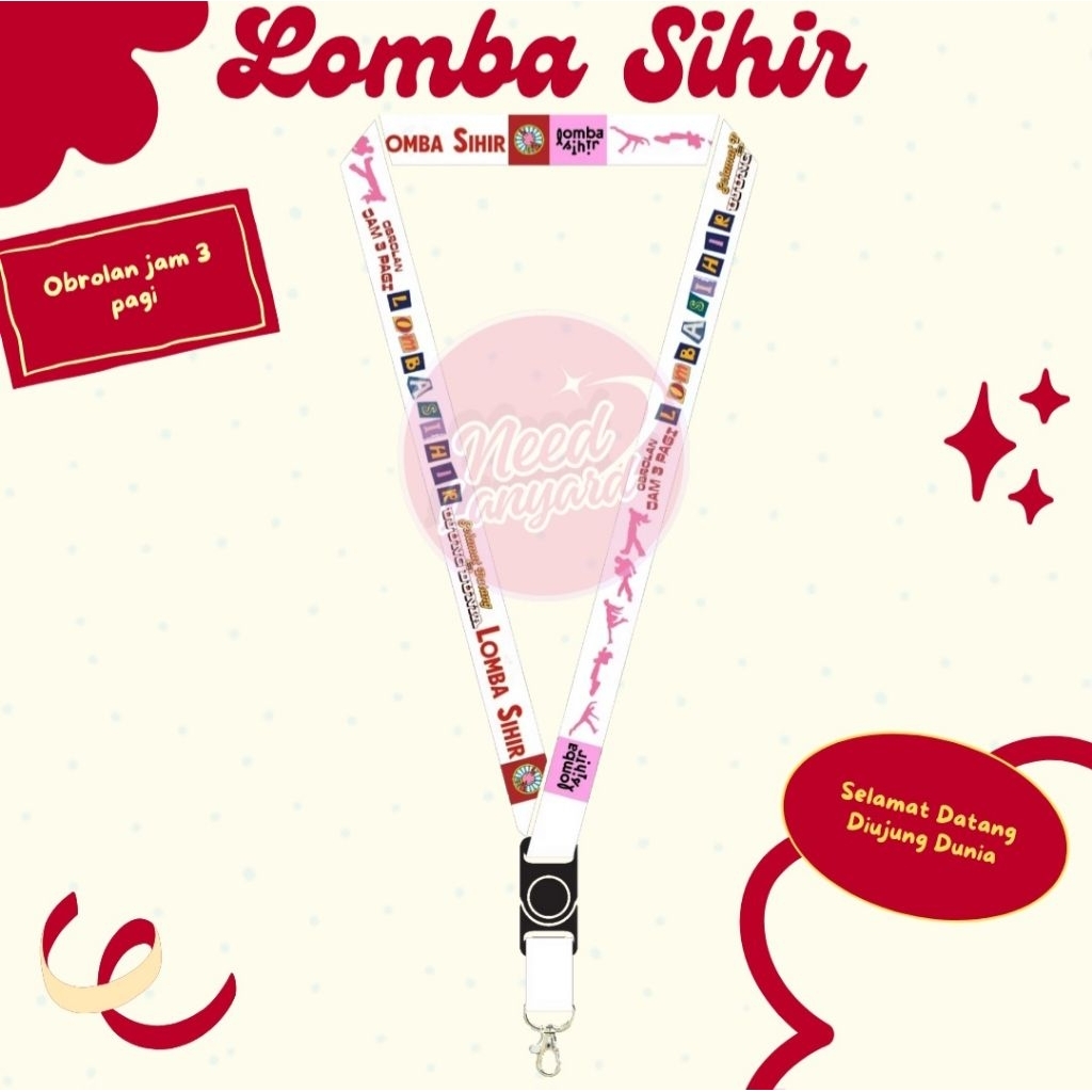 

LANYARD LOMBA SIHIR /GANTUNGAN KUNCI LOMBA SIHIR/LANYARD LOMBA SIHIR /LANYARD BASKARA HINDIA/GANTUNGAN PODS LOMBA SIHIR/GANTUNGAN HP LOMBA SIHIR