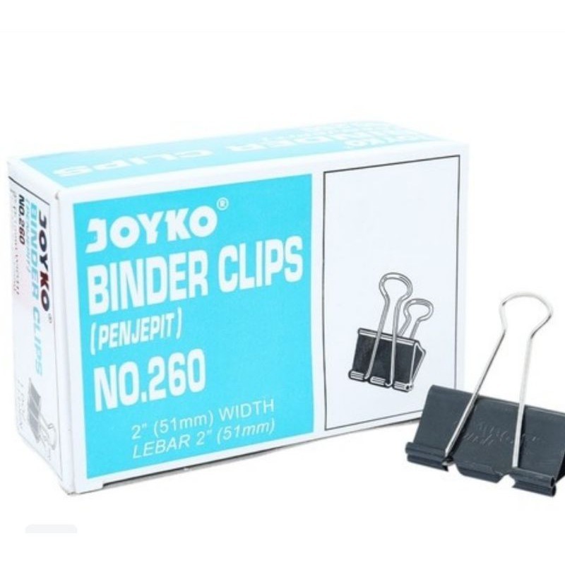

Joyko Binder Clips No.260 Penjepit