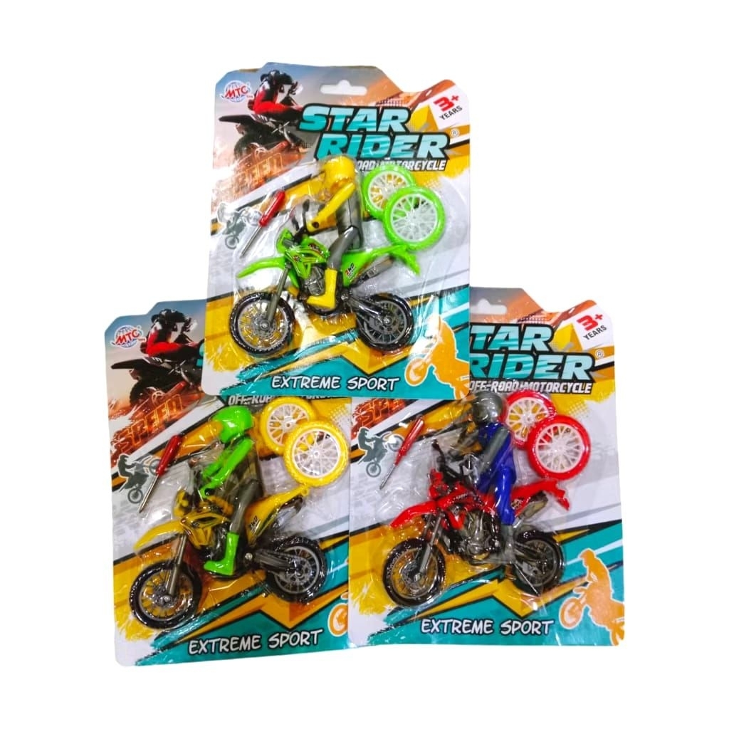 Mainan Motor Trail Anak STAR RIDER – Off Road Motorcycle EXTREME SPORT