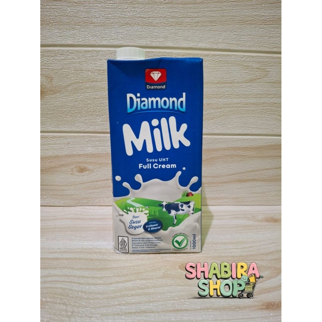 

PROMO! SUSU UHT SUSU FULL CREAM DIAMOND SUSU SEGAR DIAMOND 1 liter 1L/ 1000ML MURAH!
