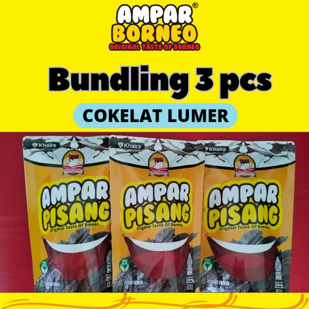

Ampar Pisang Melted Chocolate Bundling 3 pcs | Keripik Pisang Cokelat Lumer Renyah Krispi