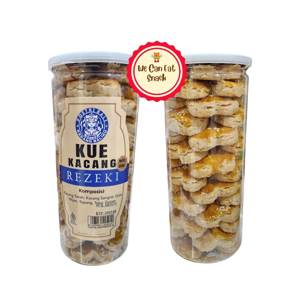 

Poetri Bali Kue Kacang Rezeki Toples 500gr