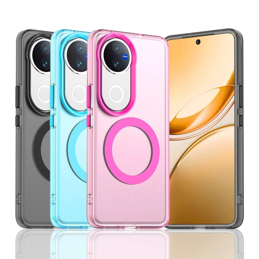 Candy Colours Case For Vivo V60 V50 V40 X200 Y29 Pro 5G 4G Magsafe Hybrid Softcase Magnetic Magsave 
