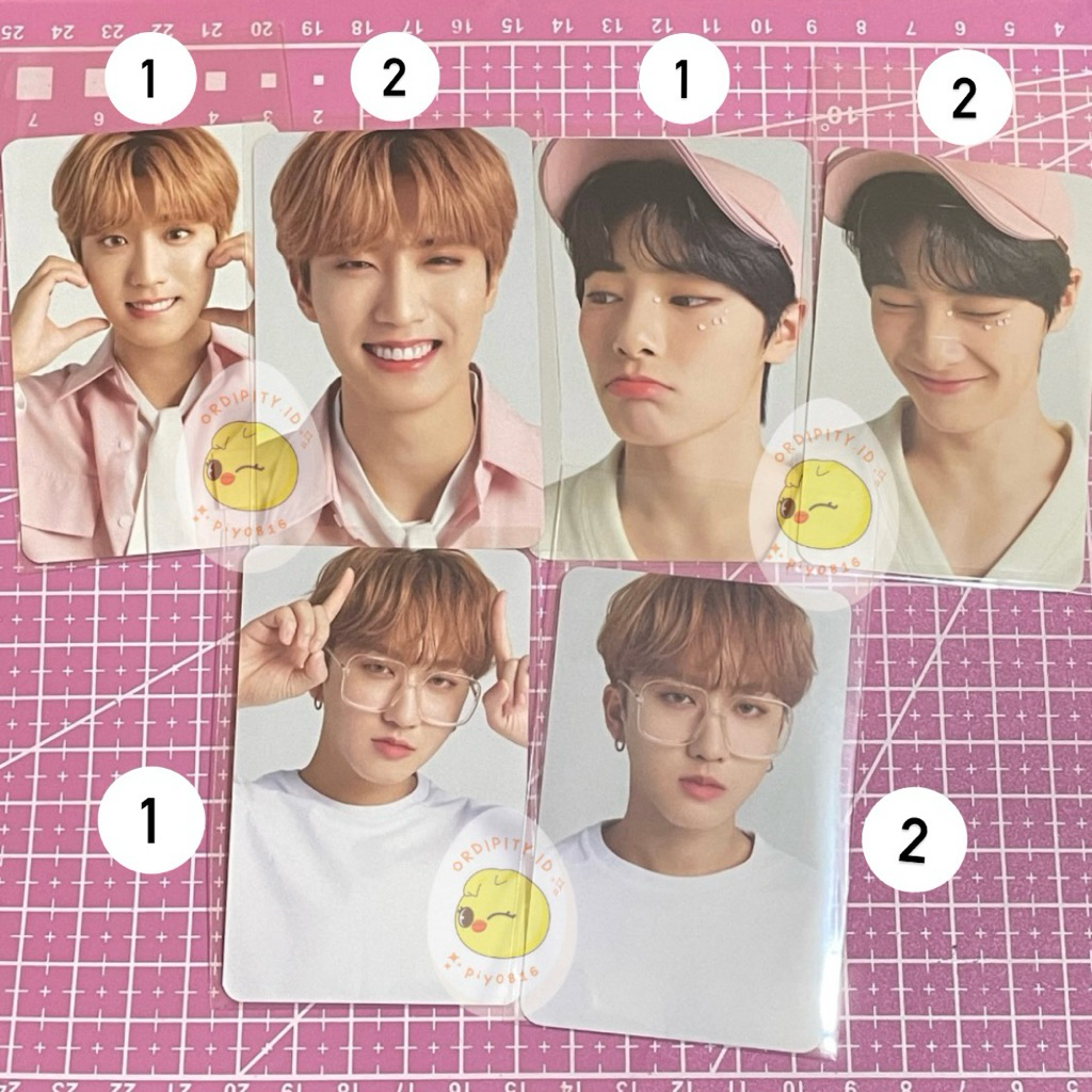 PHOTOCARD NACIFIC ROUND 8 R8A R8B STRAY KIDS SKZ DOUBLE SIDE BANGCHAN CHANGBIN HAN JISUNG LEE KNOW H