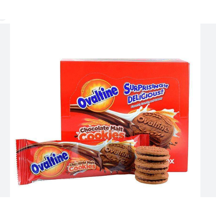 

Ovaltine Chocolate Malt Cookies 120 gram (3 x 40 g)