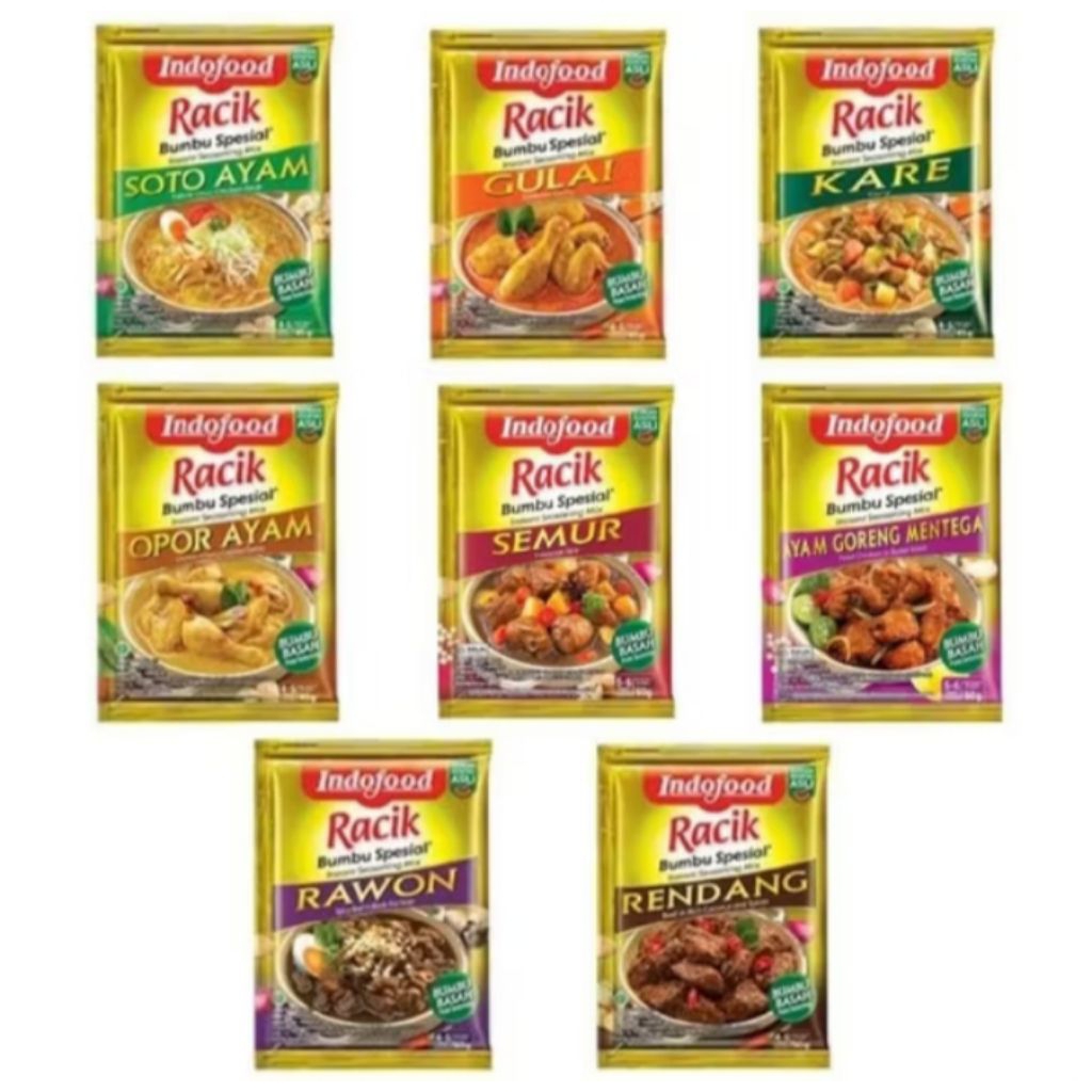 

Indofood Racik Bumbu Spesial Instan Seasoning Mix 45gr & 50gr