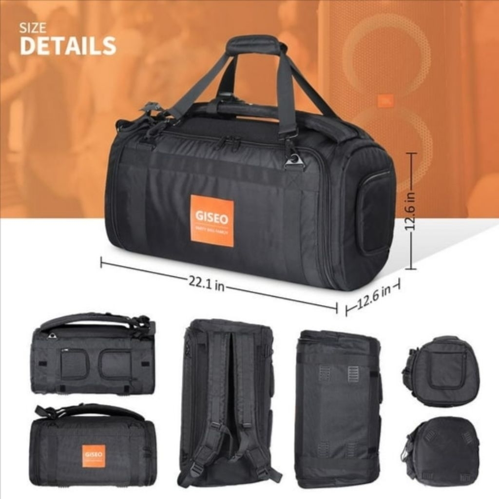 JBL partybox 110 softcase Bag Tas JBL partybox 110 2 in 1 Ransel softcase Bag JBL 110