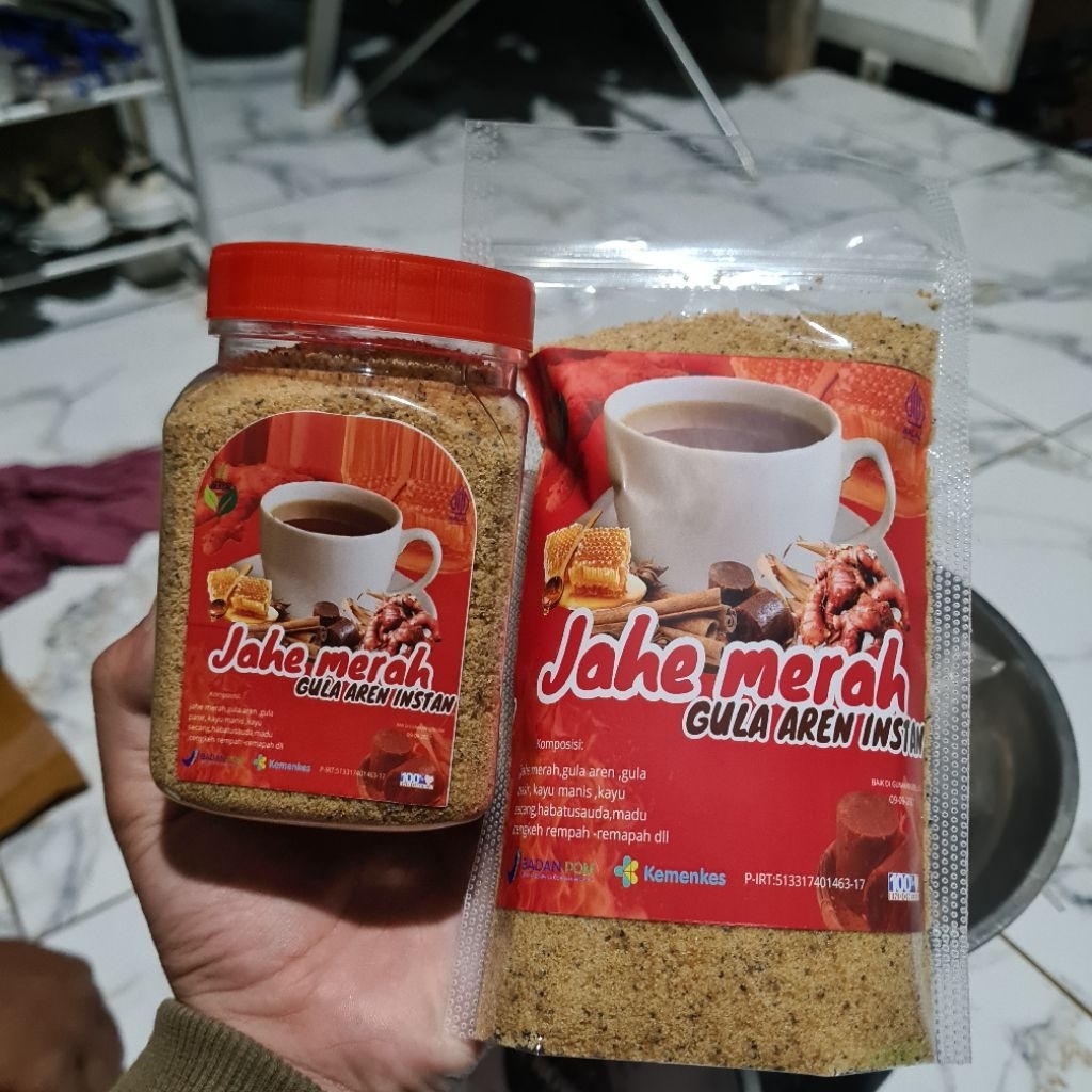 

jahe merah gula aren 250g pouch dan botol