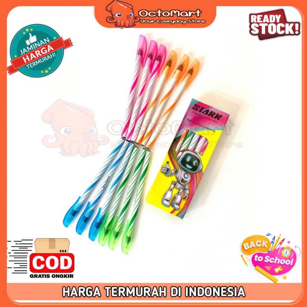 

Pulpen Lilin STARK Murah ISI 12 PCS