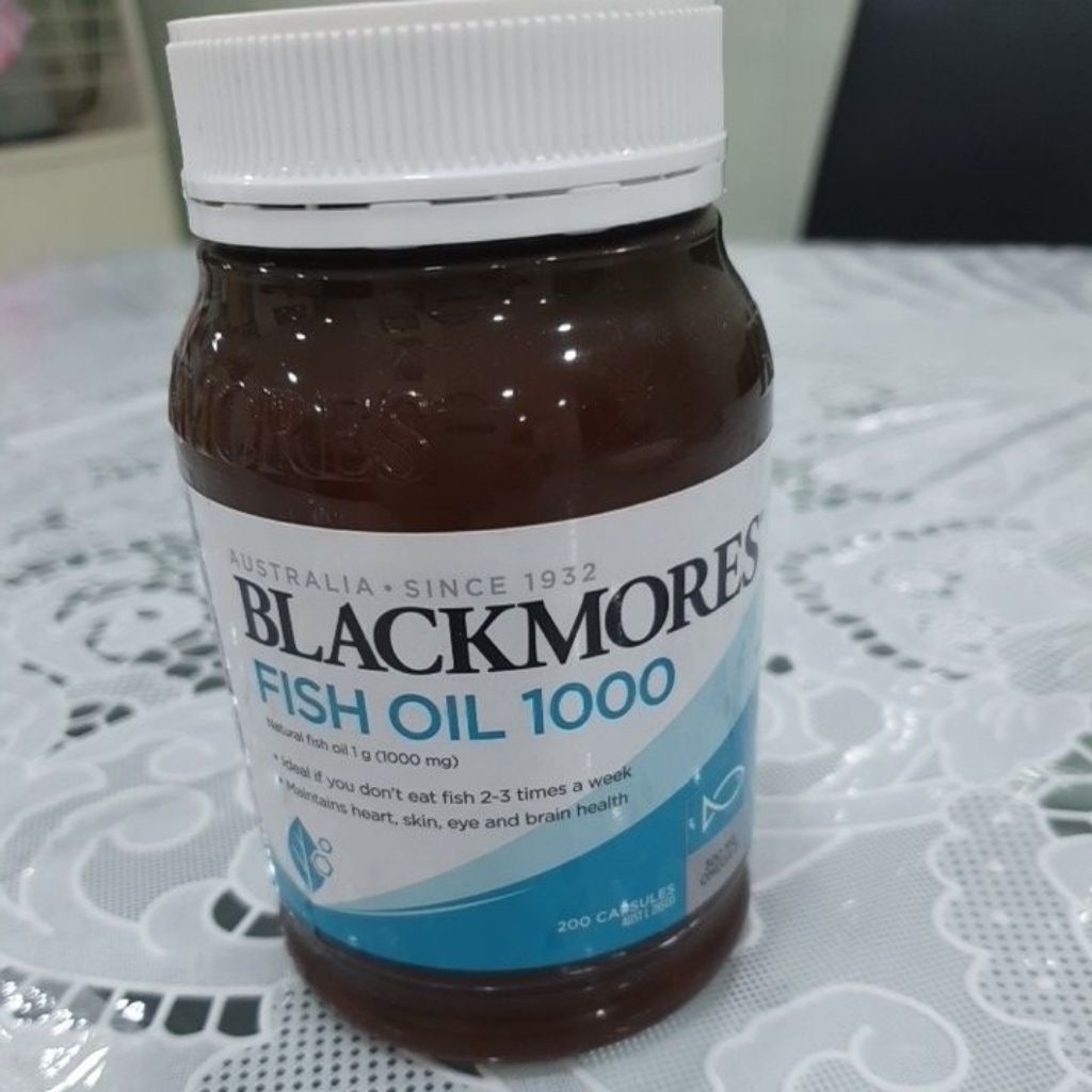 BLACKMORES FISH OIL 1000MG OMEGA-3 200 CAPSULE ORIGINAL BLACKMORES