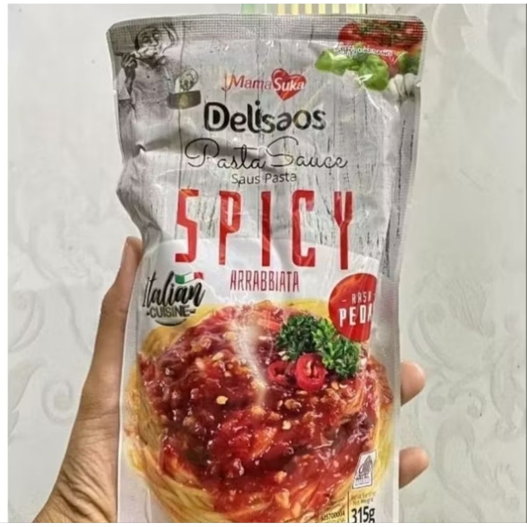 

Pasta Sauce Spicy Arrabiata Mama Suka 315gr