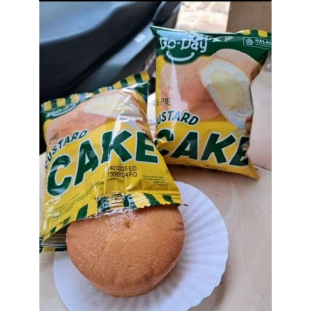

10 Pcs Go - Day Custard Cake 25Gram / Pcs