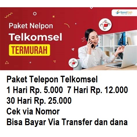 Paket Telepon Telkomsel 1 hari