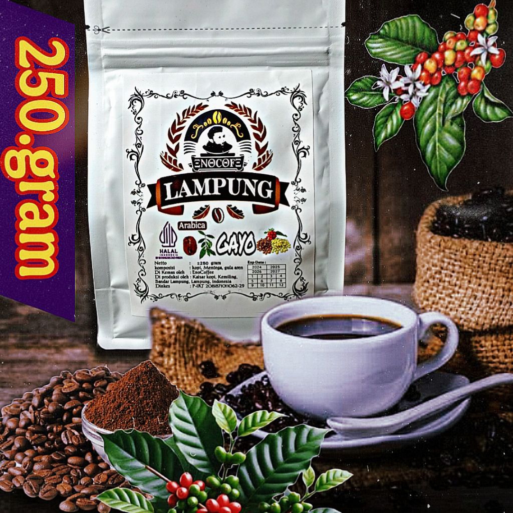 

kopi bubuk arabica gayo 250gr