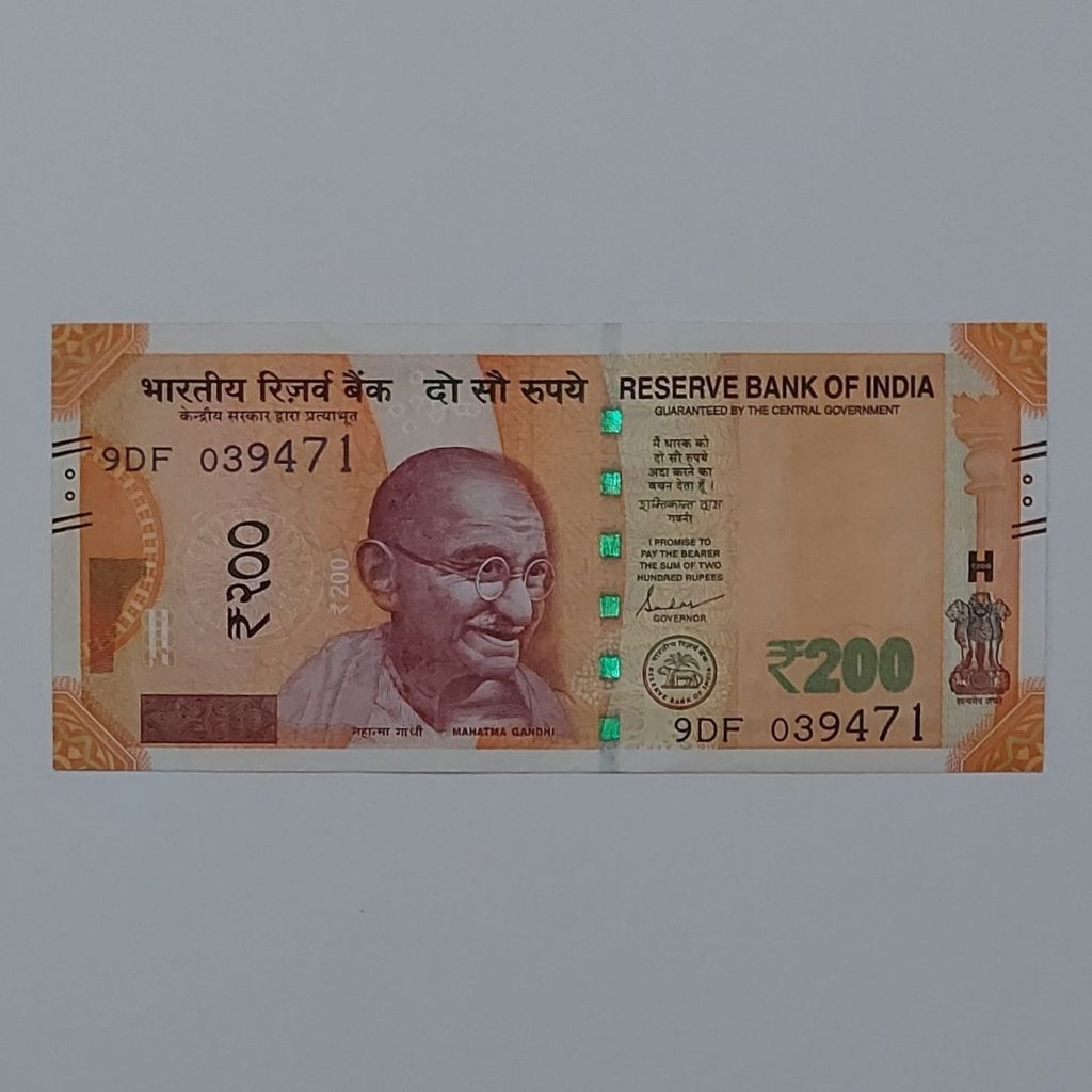 Rupee India Uang Asing Pecahan 200 Rupee