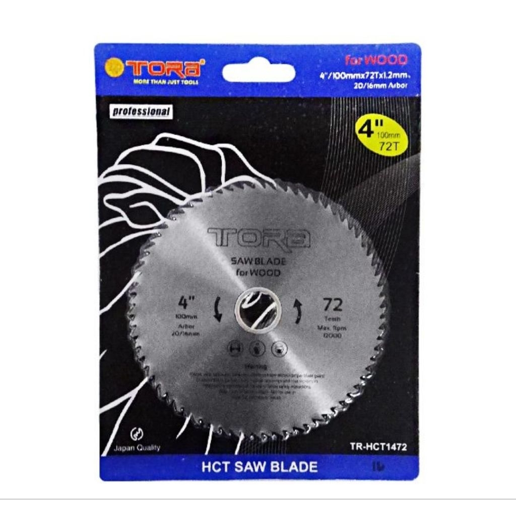 Mata Gerinda Pisau Potong Kayu 4 Inch 72T 4"x72T