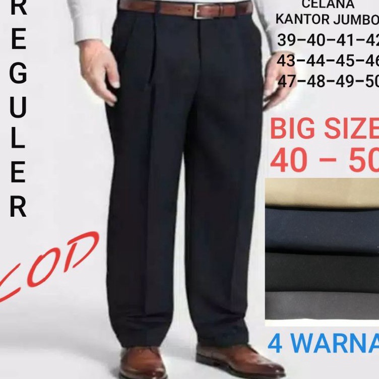 KODE X52Y CELANA KANTOR SUPER JUMBO PRIA SIZE 33  5 CELANA KERJA SUPER BIG SIZE