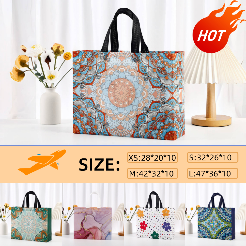 

Membentuk-4/Goodie bag-Tas Belanja tas Jinjing tas spunbond tas souvenir premium tebal dan kuat/Terlaris lipat jumbo/ waterproof/shopping bag Tas Belanja Murah Karakter Kartun