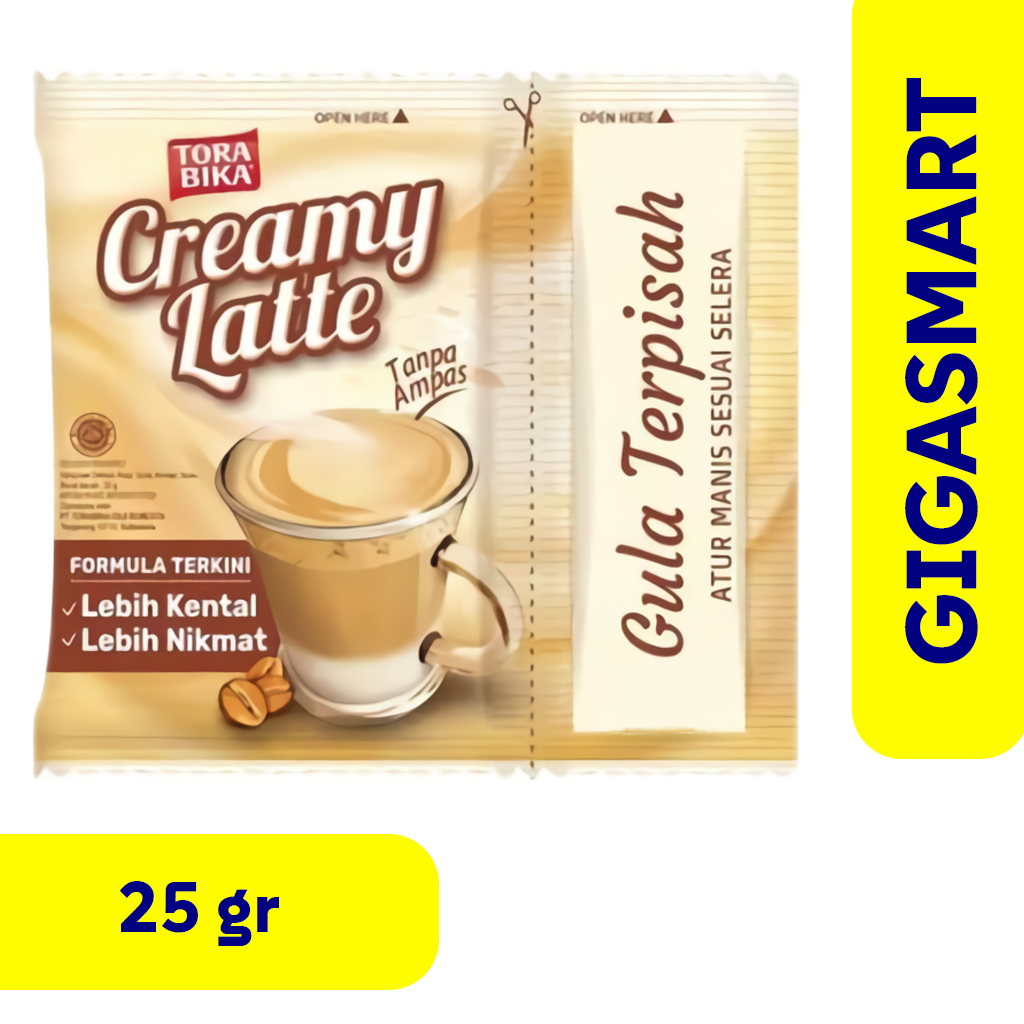 

Torabika Creamy Latte Kopi Sachet 1 pcs 25gr