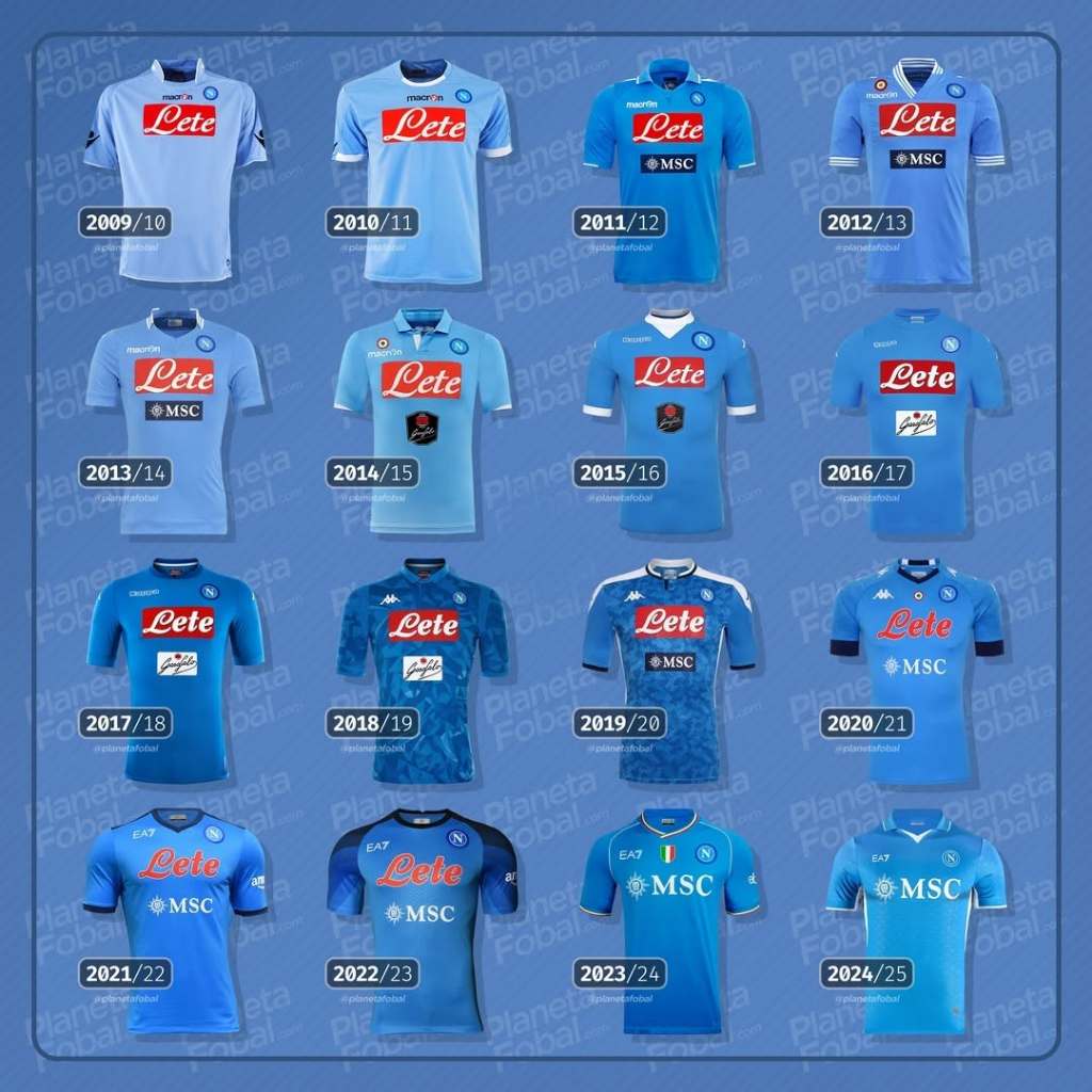 JERSEY NAPOLI HOME // JERSEY BOLA LENGKAP