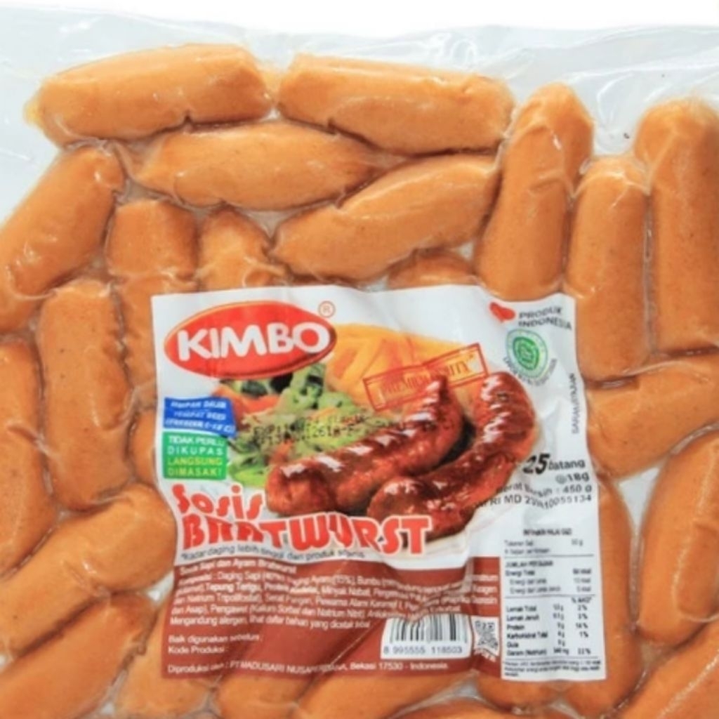 

Kode G. Kimbo sosis sapi cocktail 450 gram