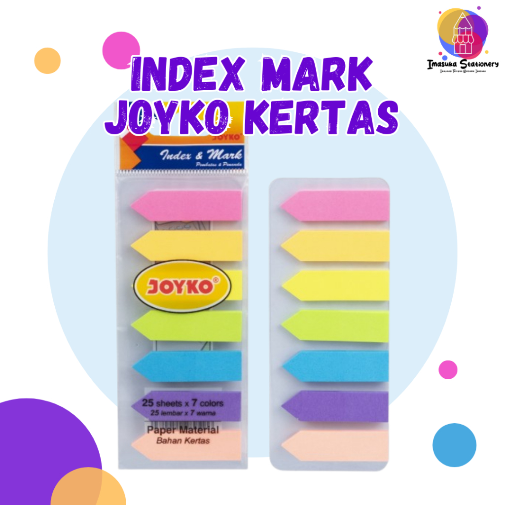 

Index Mark / Index Memo Joyko / Stick Note Joyko IM-33 Kertas Imasuka Stationery