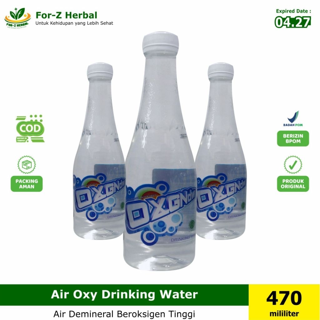 

Air OXI GNdw Air Demineral Beroksigen - 470 ml