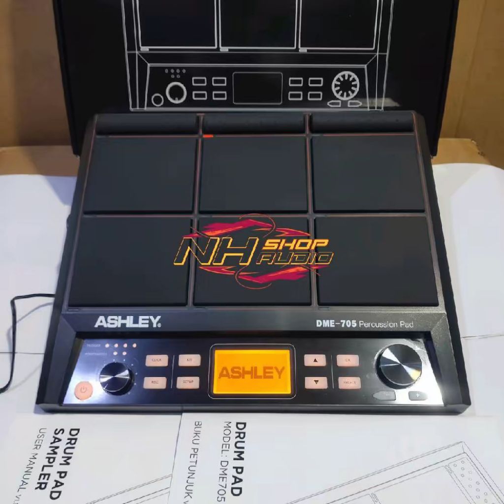 Drumpad Drum Electric Ashley DME-750 Drum Ashley Dme750 Drumpad dme 750 drum electric Kendang elektr