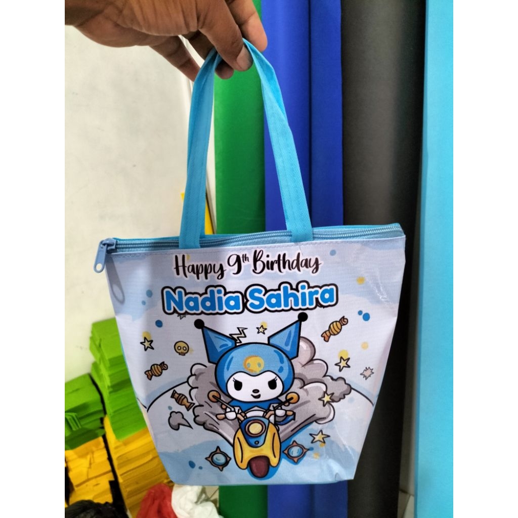 

Kemasan Snack ultah anak / Tas ultah Custom / Tas ulang tahun gratis tambah nama