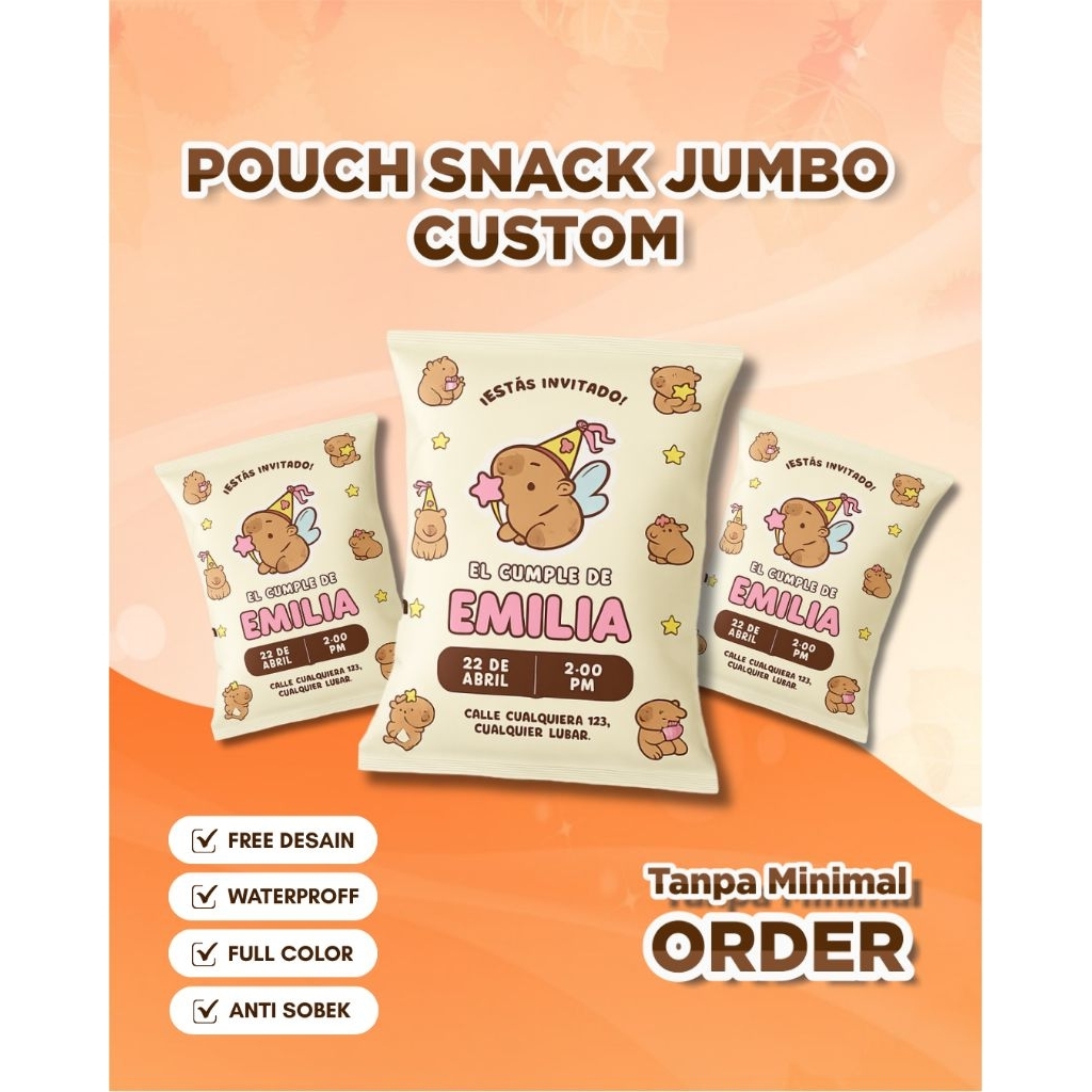 

POUCH SNACK JUMBO | BINGKISAN ULANG TAHUN