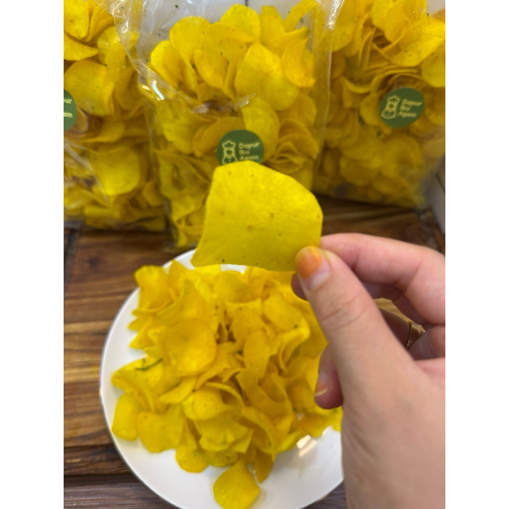 

RB Keripik Singkong Kunyit Asli Minang - Keripik Sanjai Bumbu Kunyit Khas Sumatra Barat