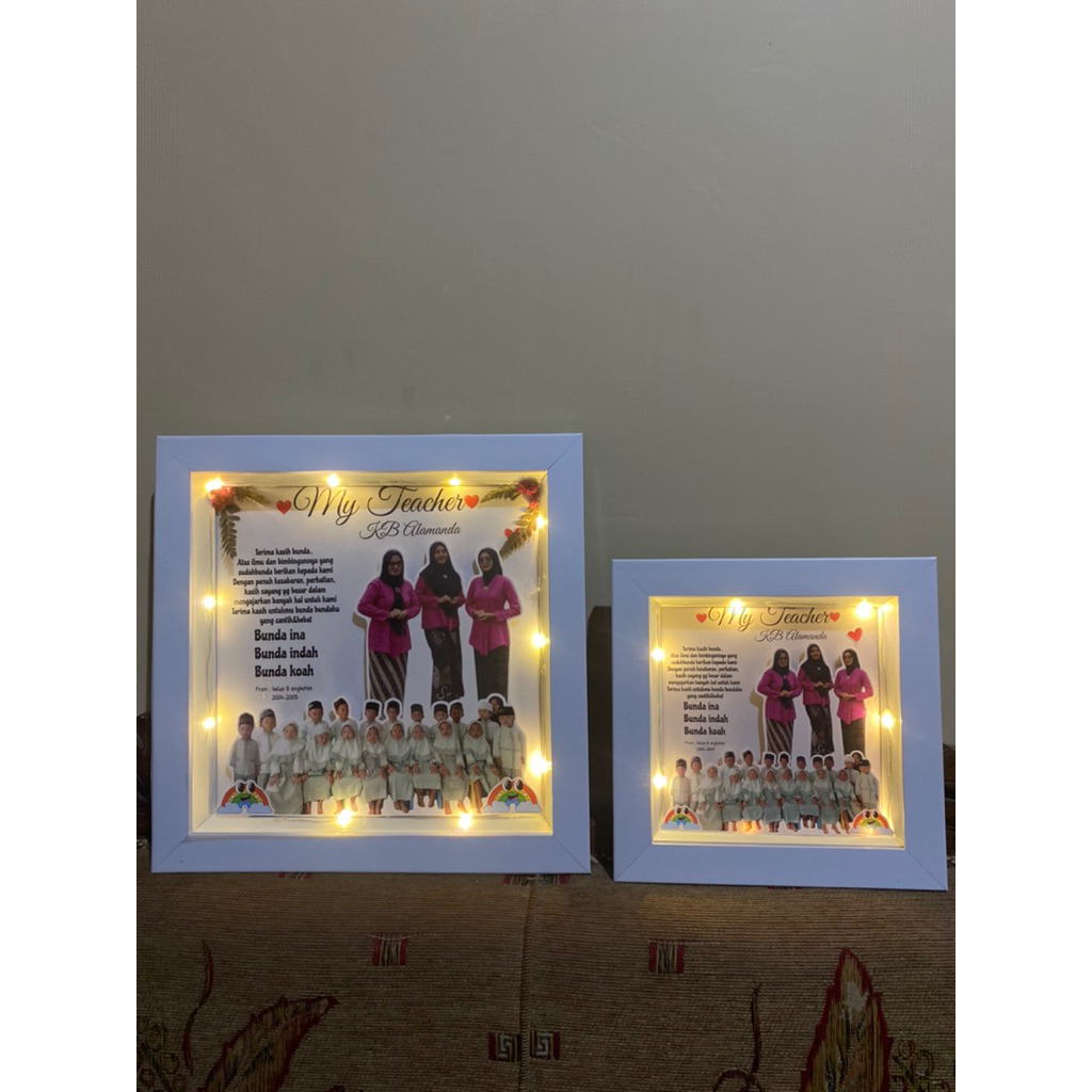 Guru I Kado Guru I Scrapbook guru I 3D bingkai I Perpisahan kelas I Kenaikan kelas I Kustom bingkai 