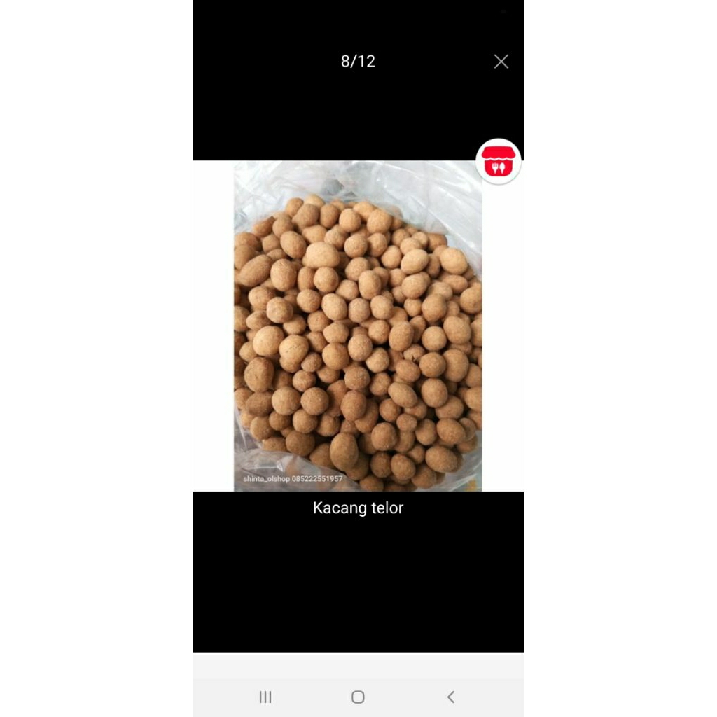 

kacang telor mnis pas gurih rasa mantep isi125 g