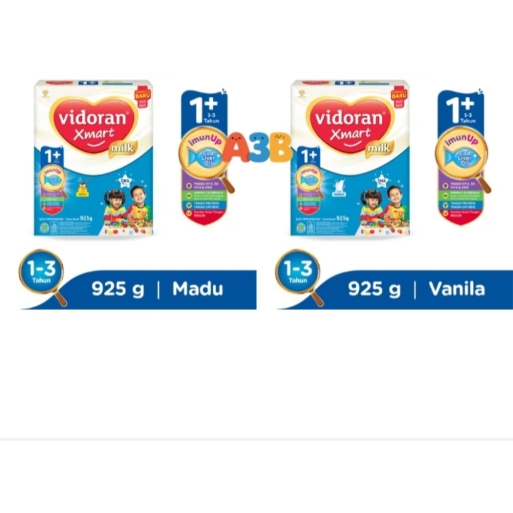 

Vidoran Xmart 1+ 925gr (Vanila/Madu)