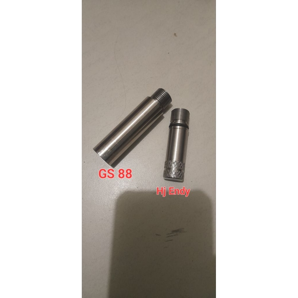 Extension atau tutup valve Hj Endy dan GS88 black Lava Gen 1 M20x1,5