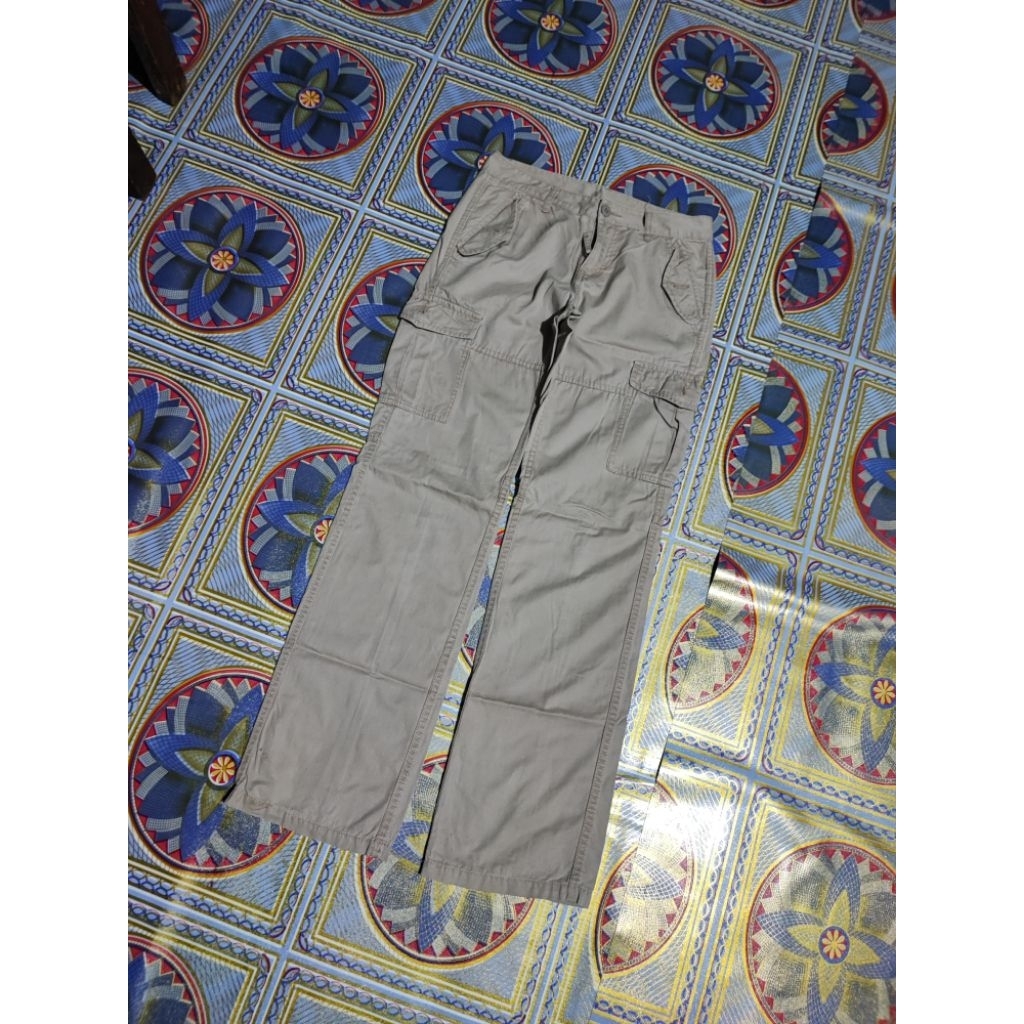 Celana kargo uniqlo grey